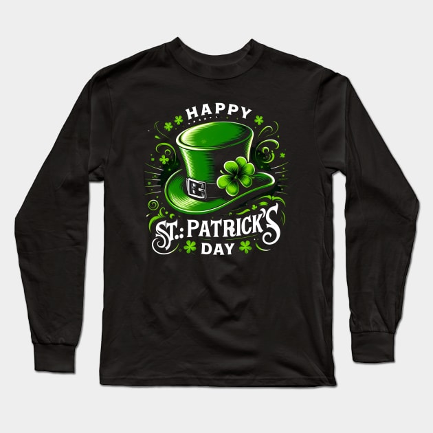 st patricks day Long Sleeve T-Shirt by Rizstor